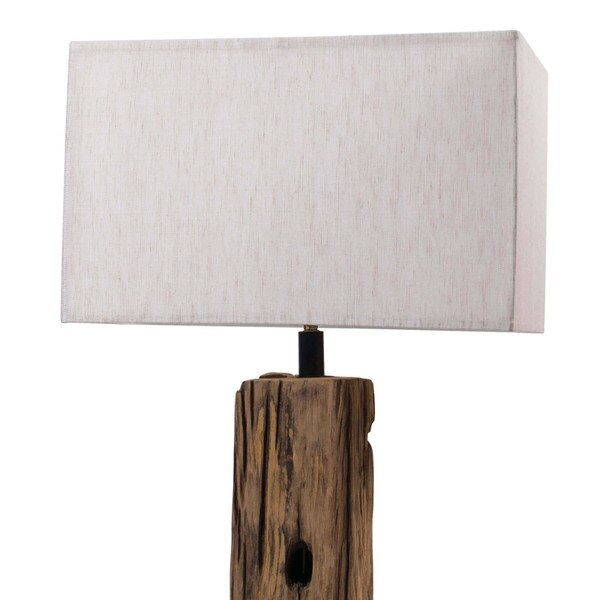 Reclaimed Wood Table Lamp Regina Andrew Detroit